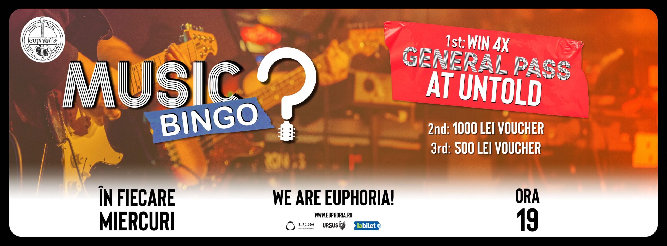 euphoria music hall music bingo cluj